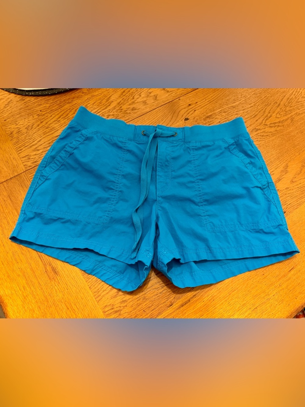 St. John's Bay Bright Teal Casual Shorts - 10